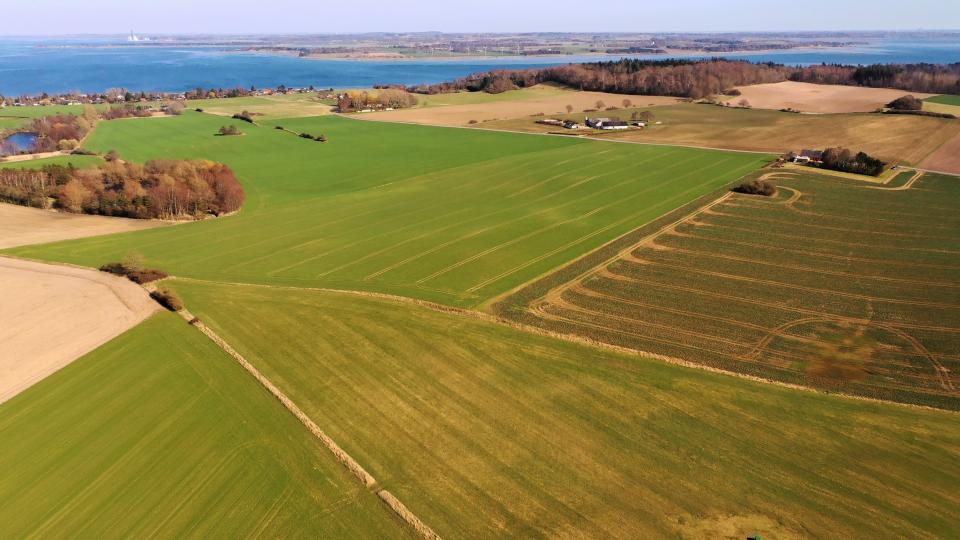 Foto af landmænd der sprøjter gift hen over og rundt om drikkevandsboringer. Foto: Jan Henningsen