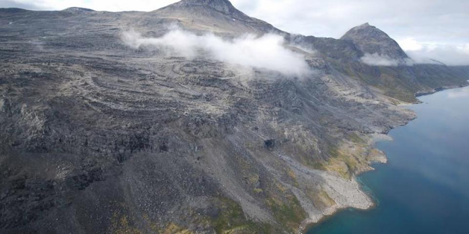 Del af det planlagte mineområde ved Kringlerne